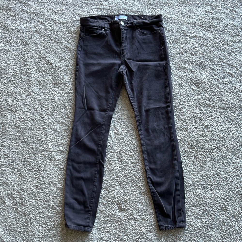 LOFT Soft Grey Legging Skinny Jeans